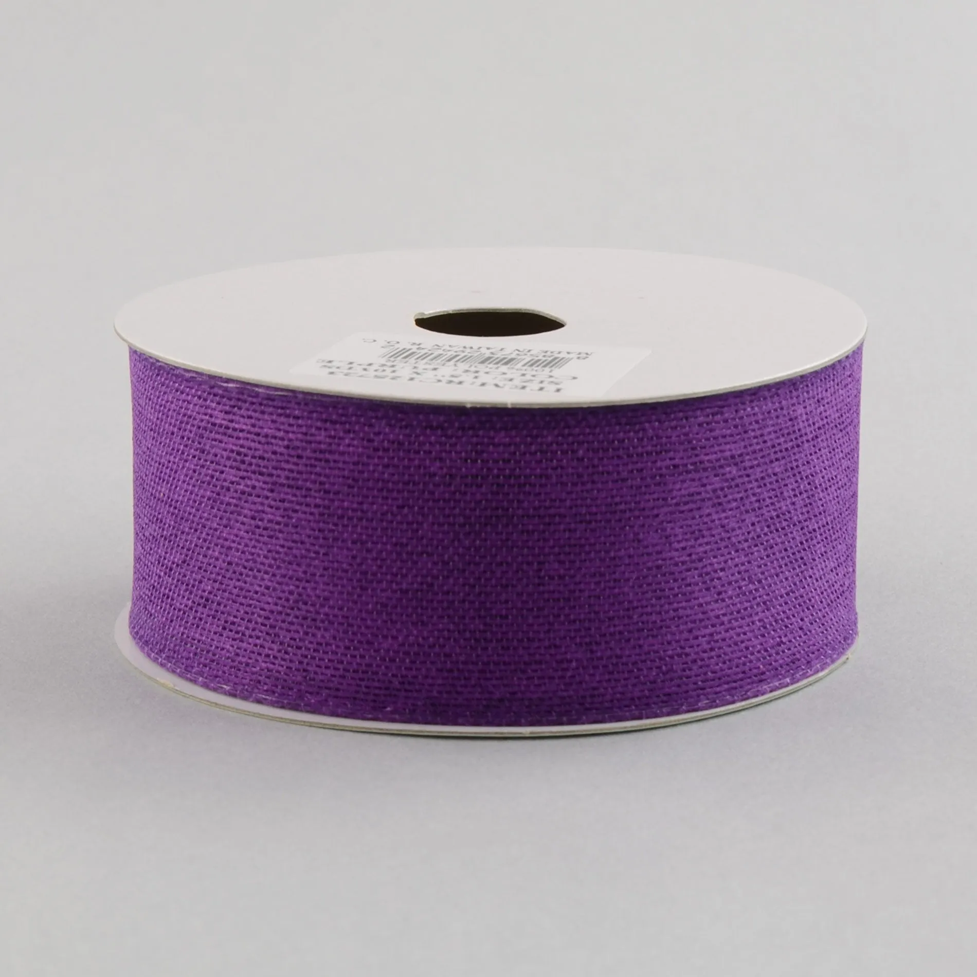 1.5" Classic Faux Jute Ribbon: Purple (10 Yards)