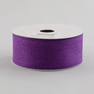 1.5" Classic Faux Jute Ribbon: Purple (10 Yards)