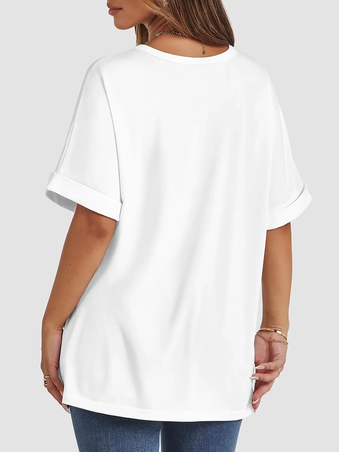 ATHMILE Womens Oversized T Shirts Summer Tops Spring Casual Loose Fit Workout Short Sleeve 2025 Beach Vacation