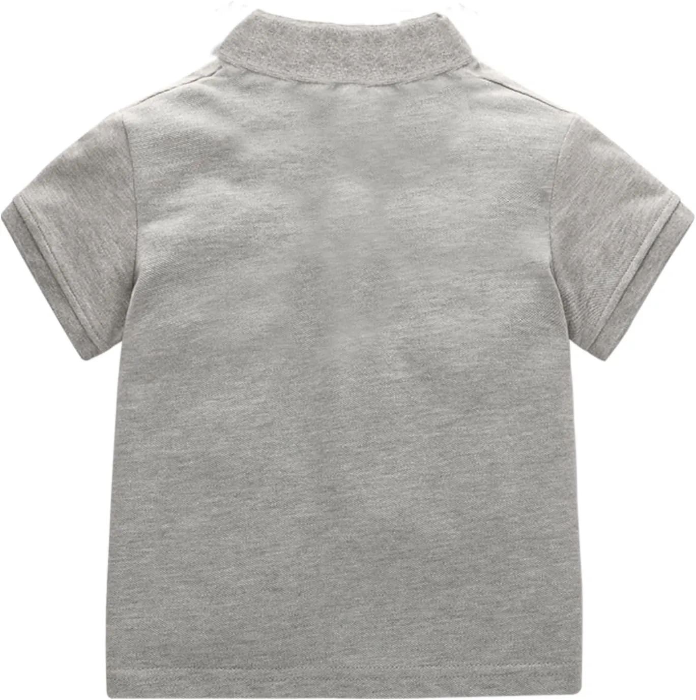 Baby Kids Boy Girl Solid Casual Short Sleeve Polo Shirt Pullover Tops Cute Shirts 1-7T