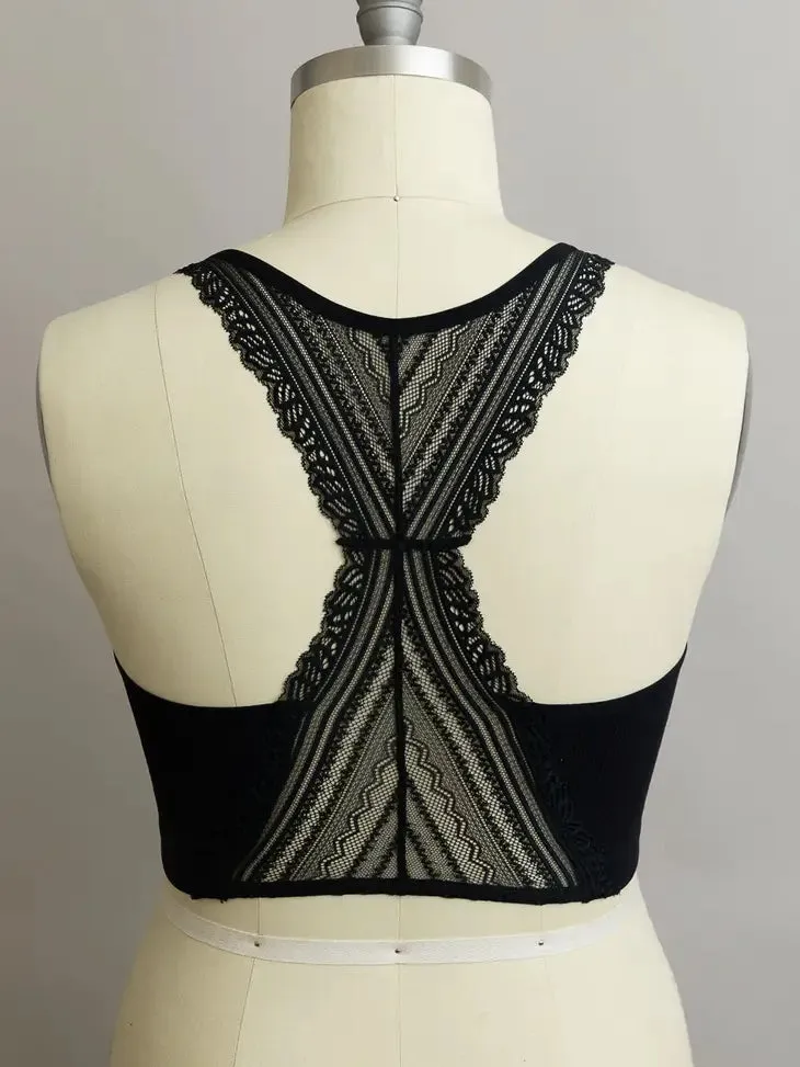 Curvy Seamless Racerback Bralette | 2 Colors