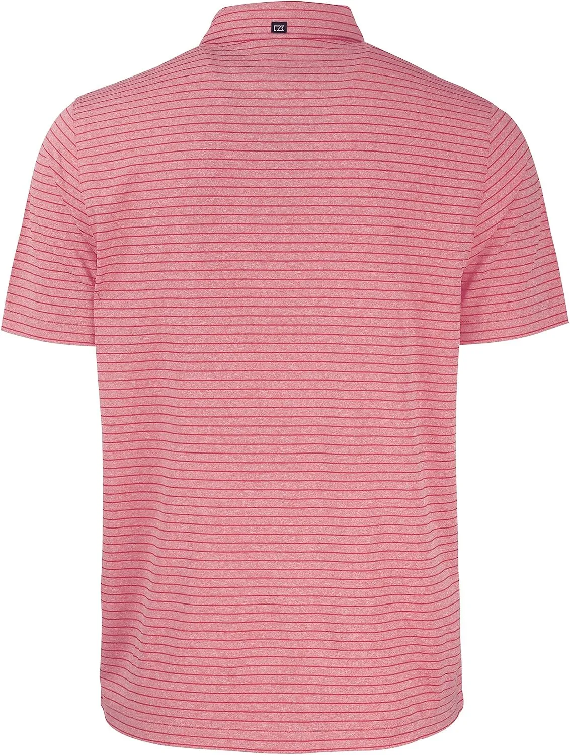 Cutter & Buck Forge Eco Heather Stripe Stretch Recycled Mens Big & Tall Polo