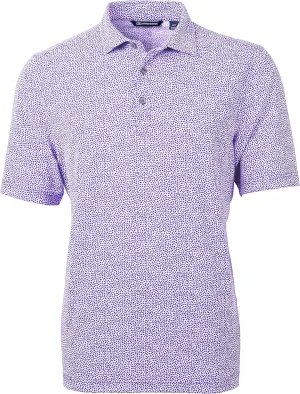 Cutter & Buck Virtue Eco Pique Botanical Print Recycled Mens Polo