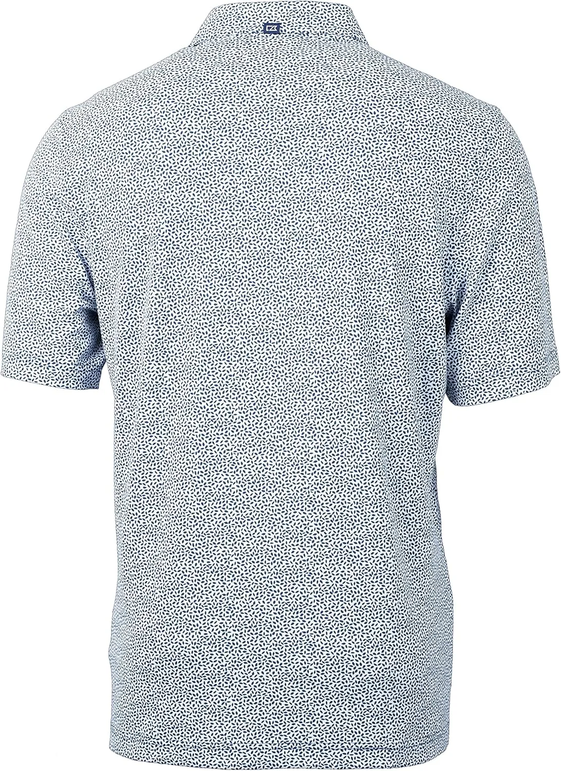 Cutter & Buck Virtue Eco Pique Botanical Print Recycled Mens Polo