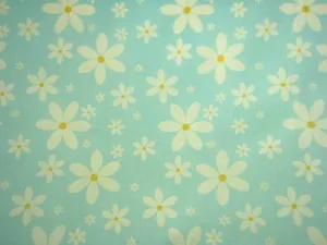 Daisy Flower - Poly/Cotton Print