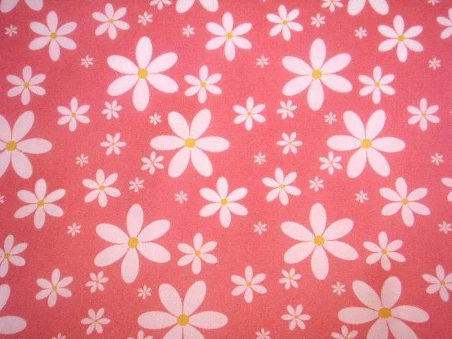 Daisy Flower - Poly/Cotton Print