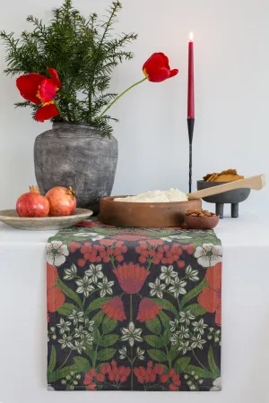 Ekelund Table Runner: "Julblommor"