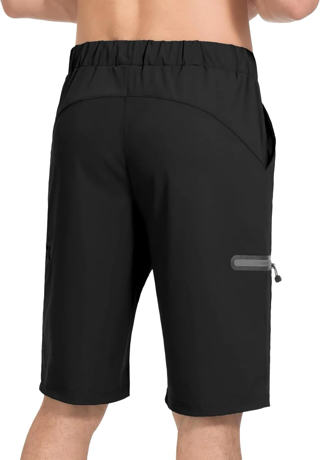 Little Donkey Andy Mens Ultra-Stretch Quick Dry Lightweight Bermuda Shorts Drawstring Zipper Pocket Hiking Travel Golf