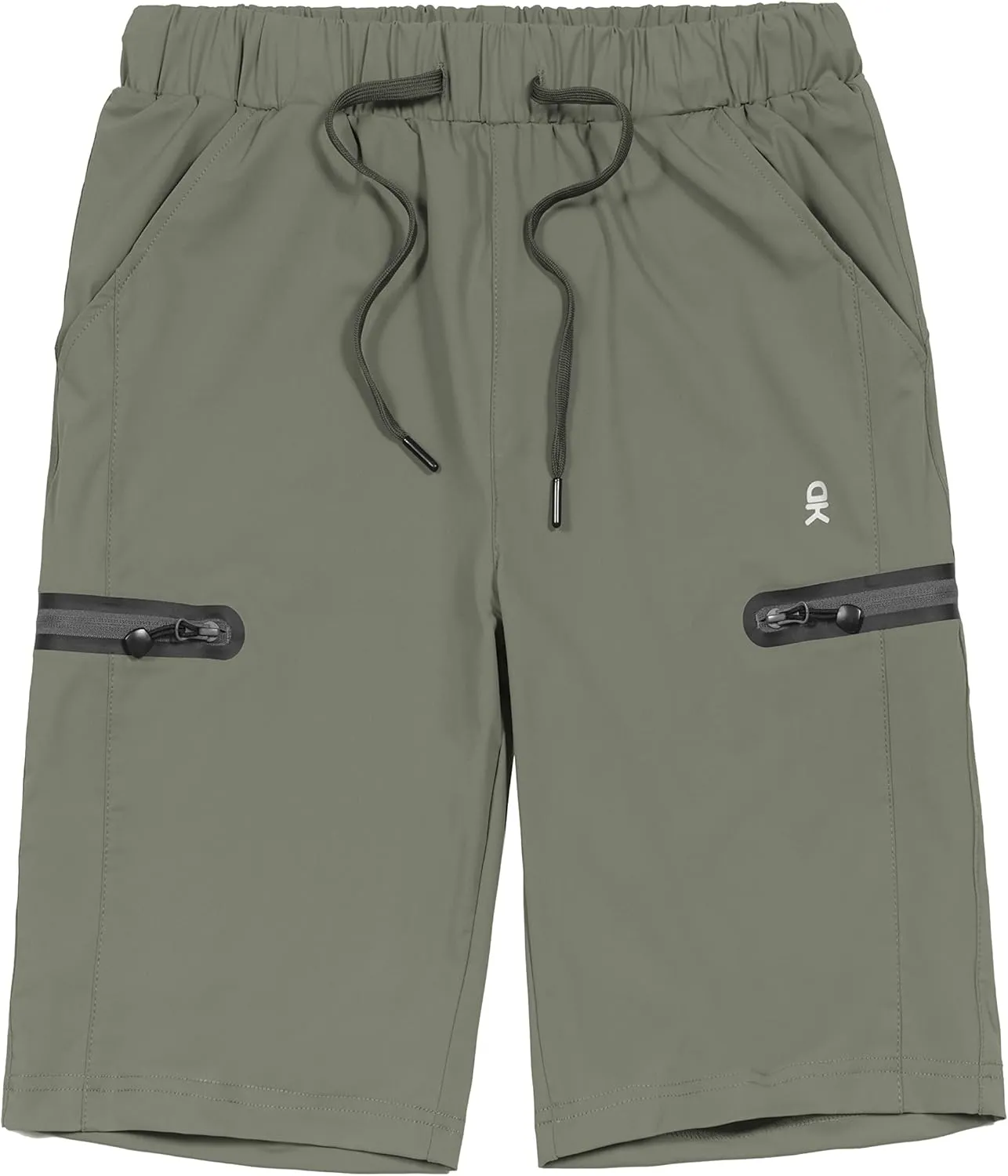 Little Donkey Andy Mens Ultra-Stretch Quick Dry Lightweight Bermuda Shorts Drawstring Zipper Pocket Hiking Travel Golf