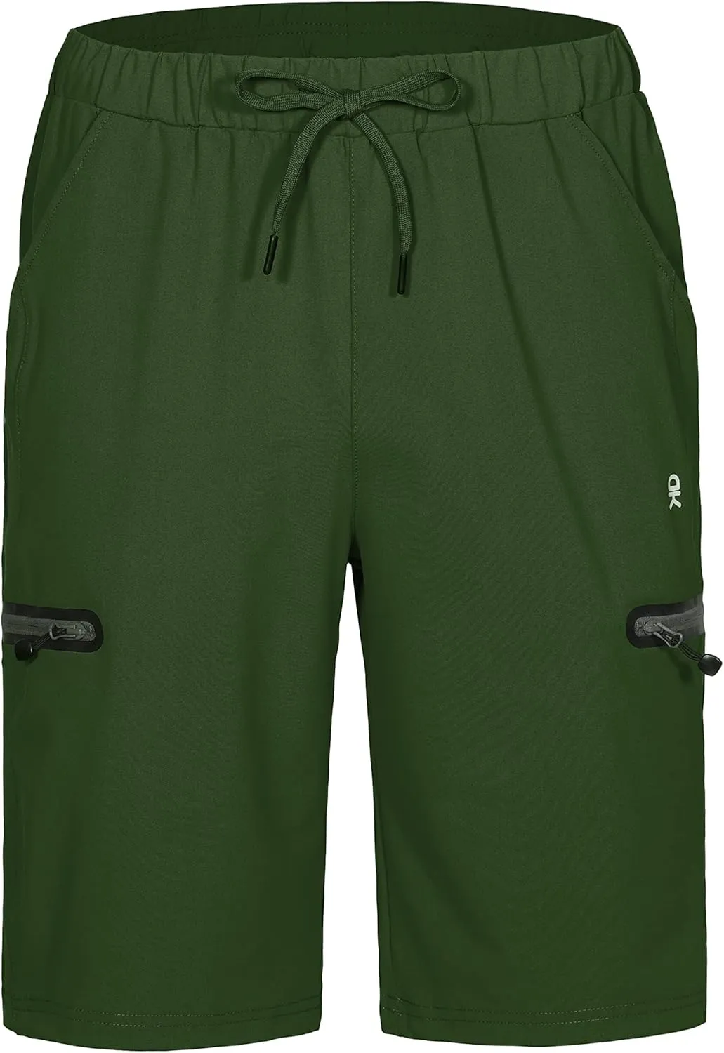 Little Donkey Andy Mens Ultra-Stretch Quick Dry Lightweight Bermuda Shorts Drawstring Zipper Pocket Hiking Travel Golf