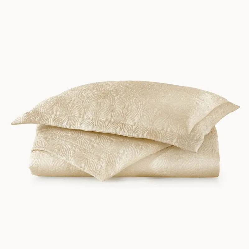 Lucia Matelassé Coverlets by Peacock Alley