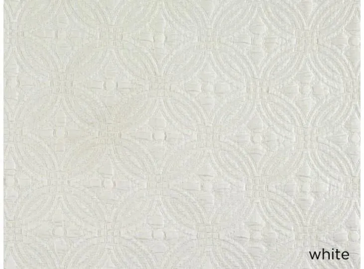 Lucia Matelassé Coverlets by Peacock Alley