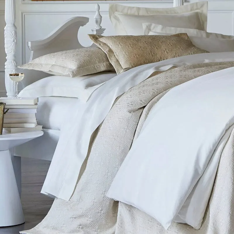 Lucia Matelassé Coverlets by Peacock Alley