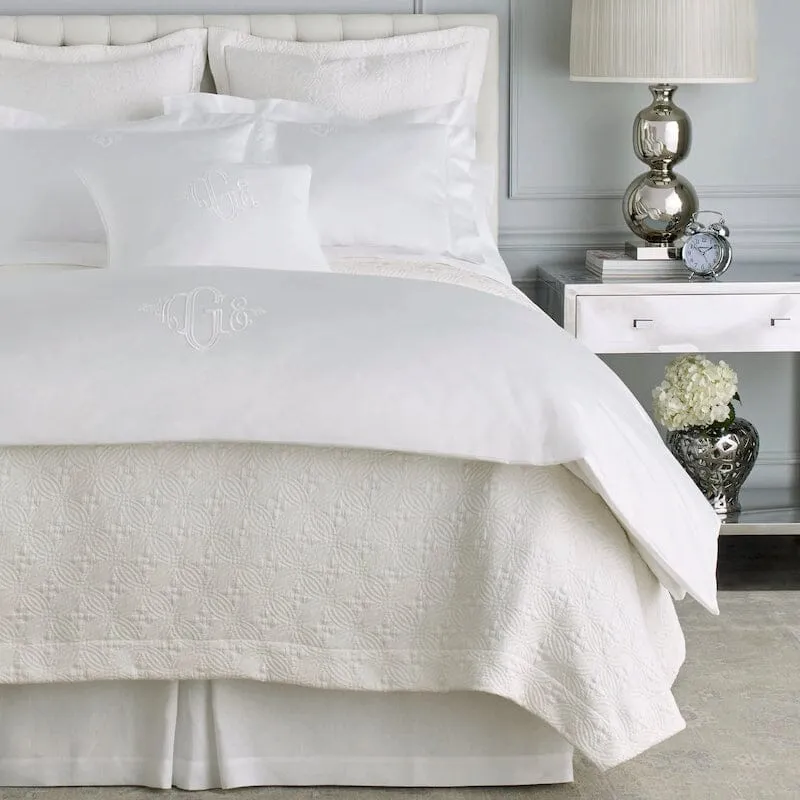 Lucia Matelassé Coverlets by Peacock Alley