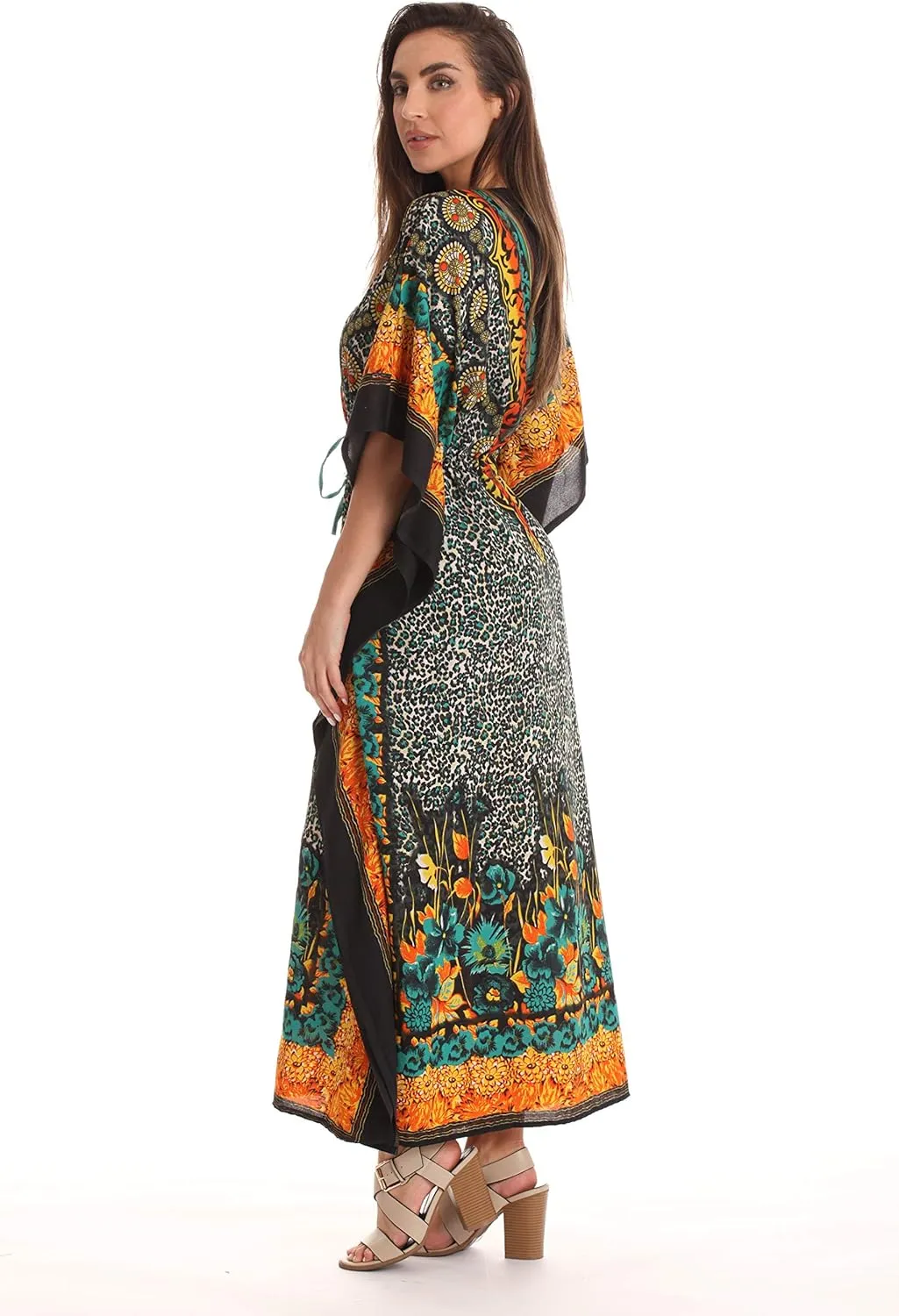Riviera Sun African Print Dashiki Maxi Caftan for Women