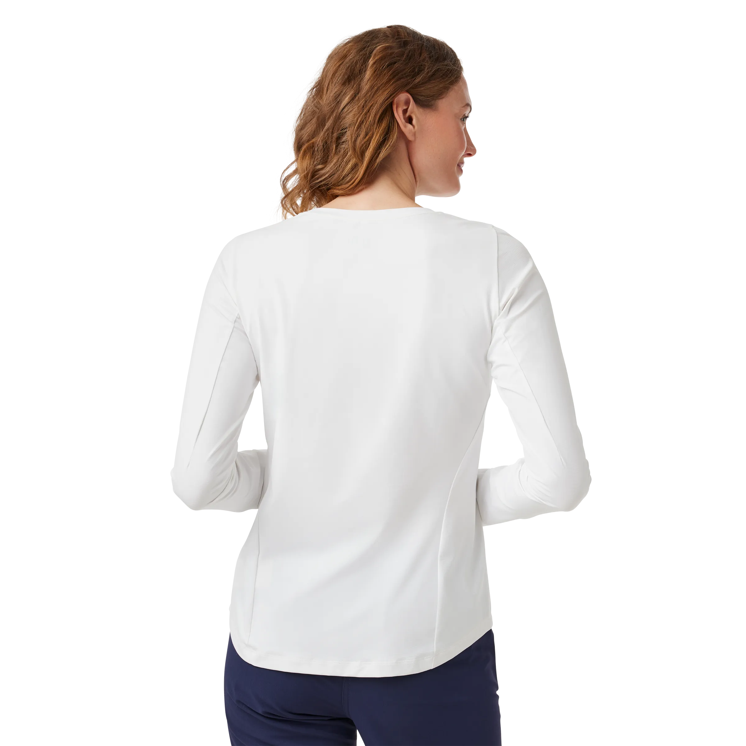 Women's Crew Neck Ultra Light Sunshirt White