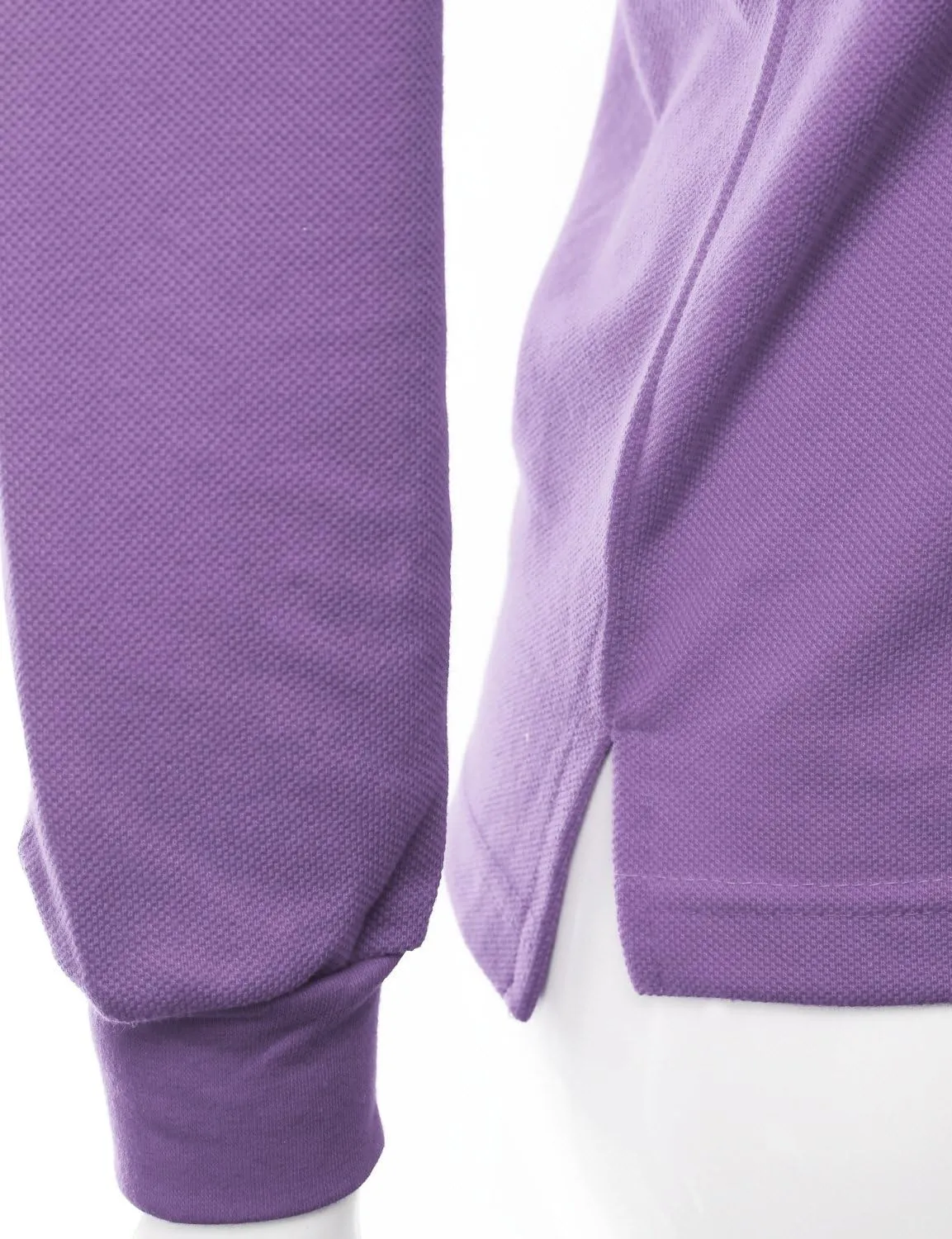 Women's Luxurious Solid Long Sleeves PK Polo Shirt